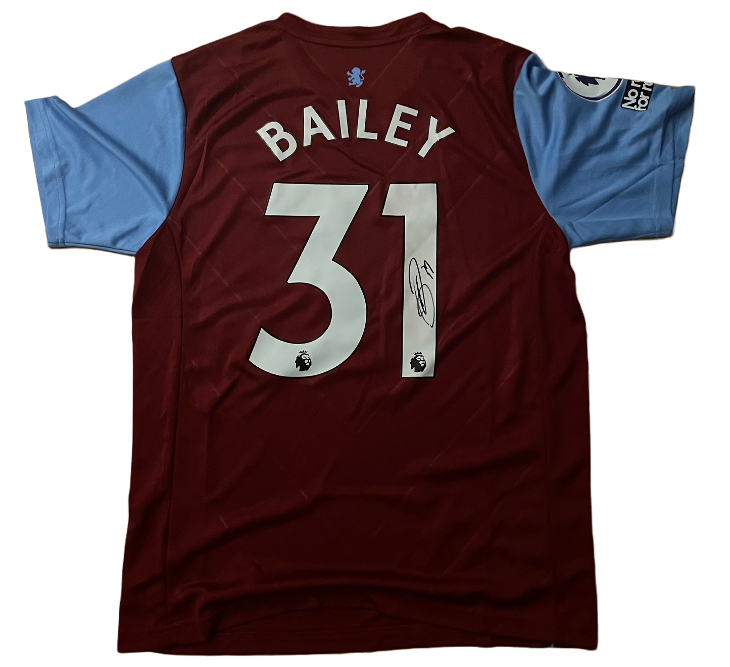 Signed Bailey Aston Villa Home Shirt 22/23