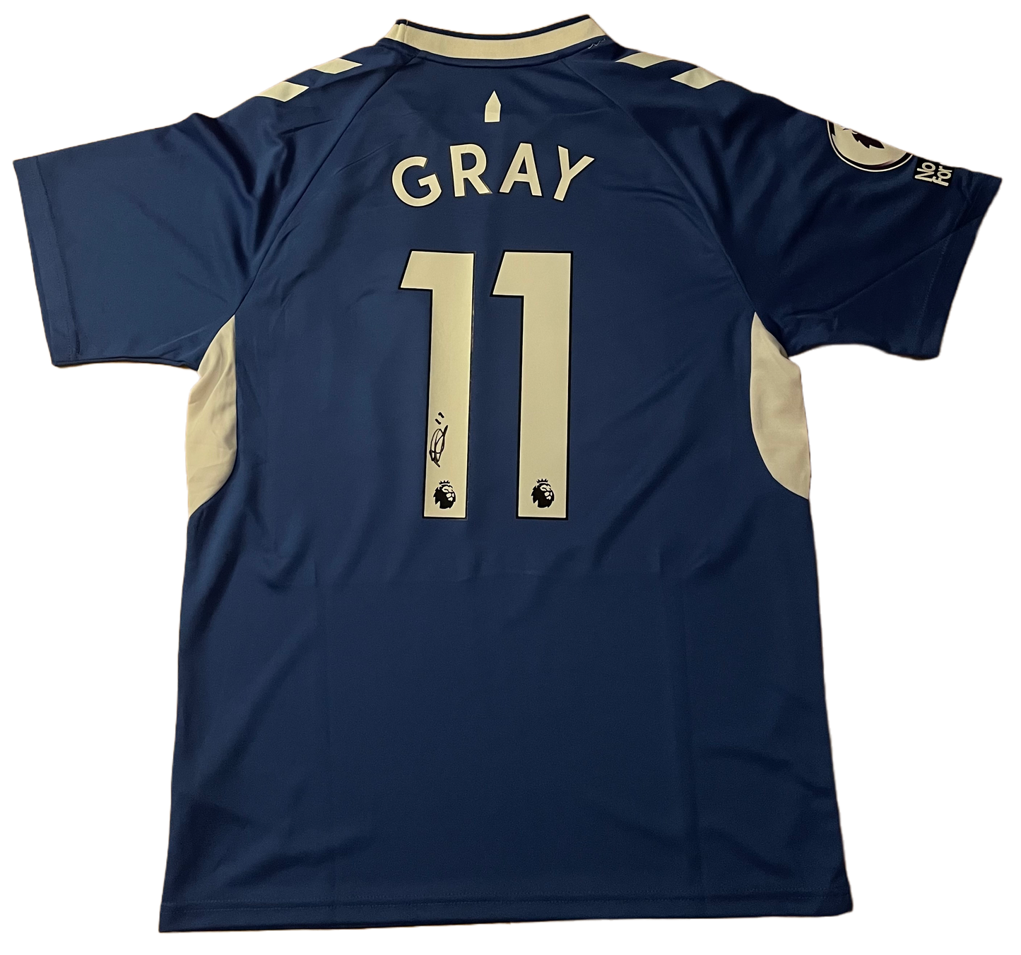 Signed Demarai Gray Everton Home Shirt 22/23