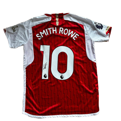 Signed Emile Smith-Rowe Arsenal Home Shirt 2023/24
