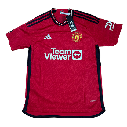 Signed Marcus Rashford Manchester United Home Shirt 2023/24 (On Shirt Autograph)