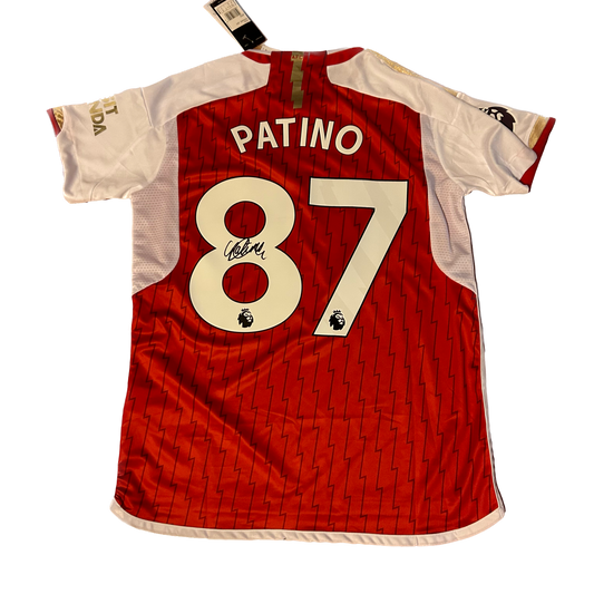 Signed Charlie Patino Arsenal Home Shirt 2023/24