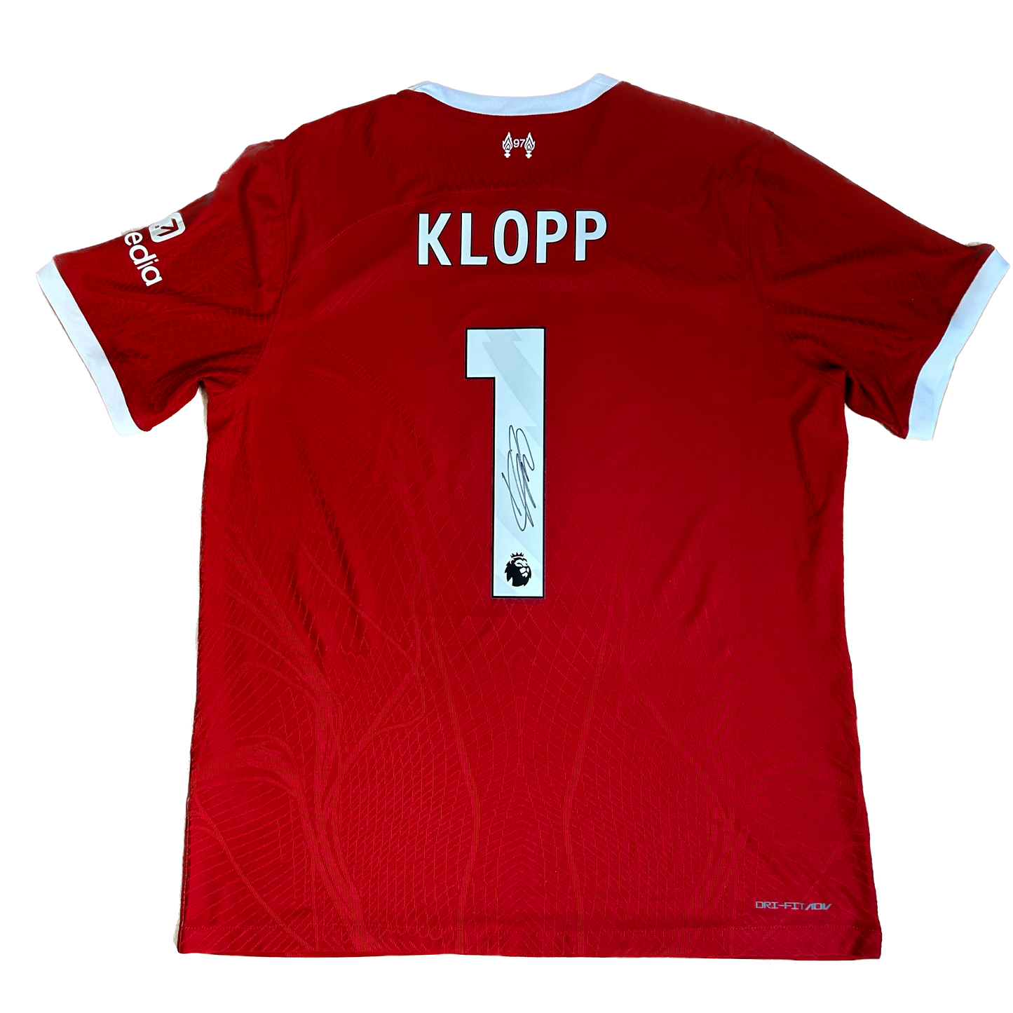 Signed Jurgen Klopp Liverpool Home Shirt 2023/24 (Player Issue Shirt)