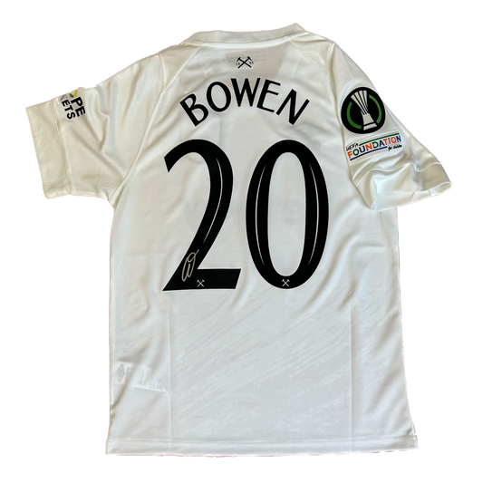 Signed Jarrod Bowen West Ham Conference League Final Third Shirt 2022/23