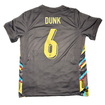 Signed Lewis Dunk England Away Shirt 2024