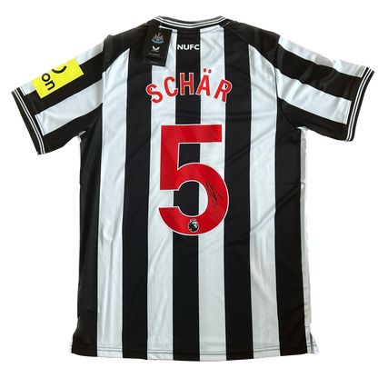Signed Fabian Schär Newcastle Home Shirt 2023/24