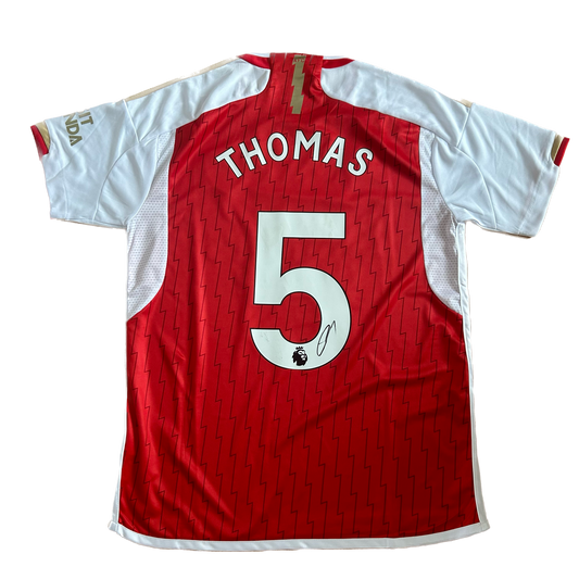 Signed Thomas Partey Arsenal Home Shirt 2023/24