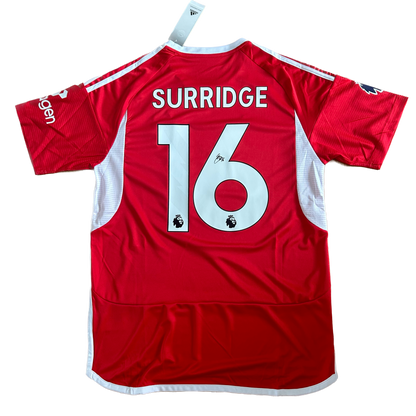 Signed Sam Surridge Nottingham Forest Home Shirt 2023/24