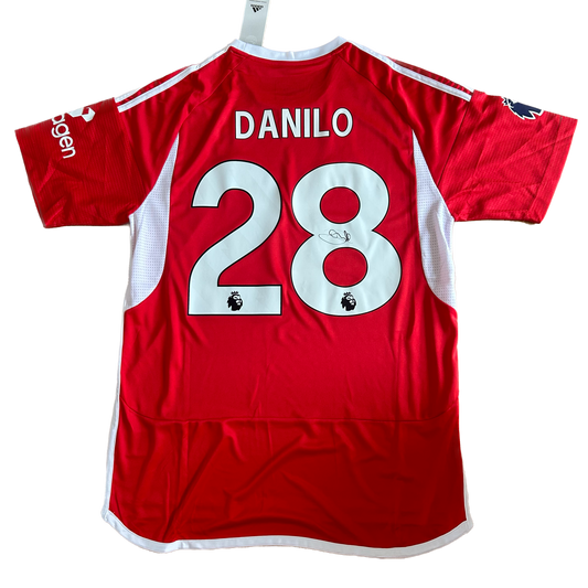 Signed Danilo Nottingham Forest Home Shirt 2023/24