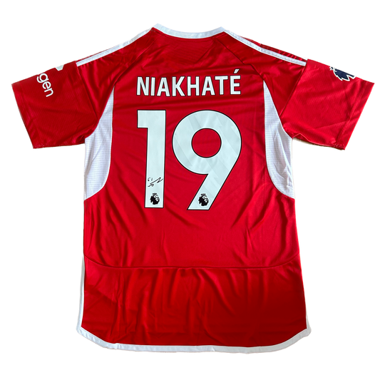 Signed Moussa Niakhaté Nottingham Forest Home Shirt 2023/24