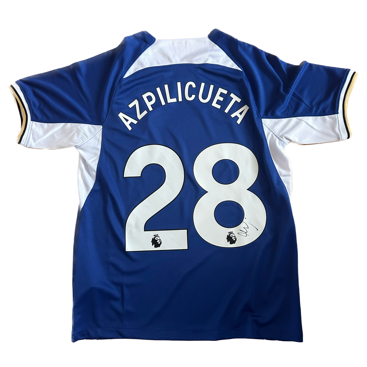 Signed César Azpilicueta Chelsea Home Shirt 2023/24