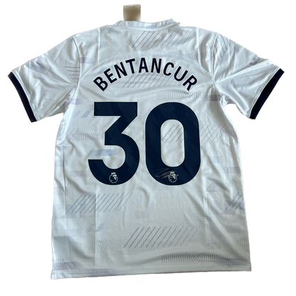 Signed Rodrigo Bentancur Spurs Home Shirt 2023/24