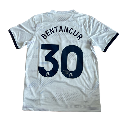 Signed Rodrigo Bentancur Spurs Home Shirt 2023/24
