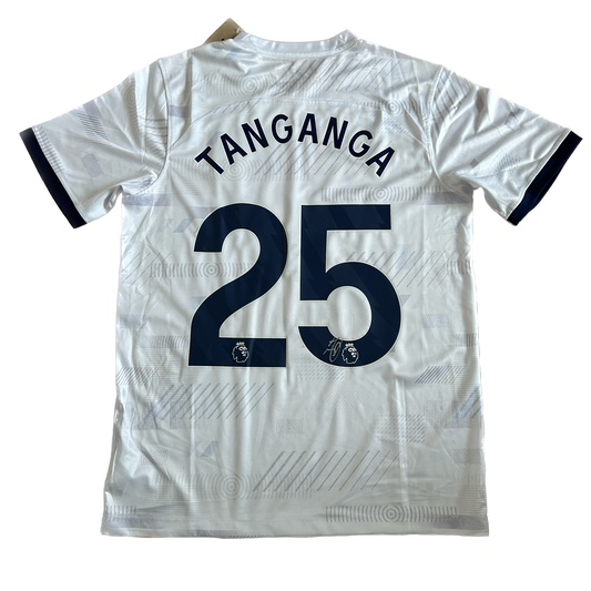 Signed Japhet Tanganga Spurs Home Shirt 2023/24