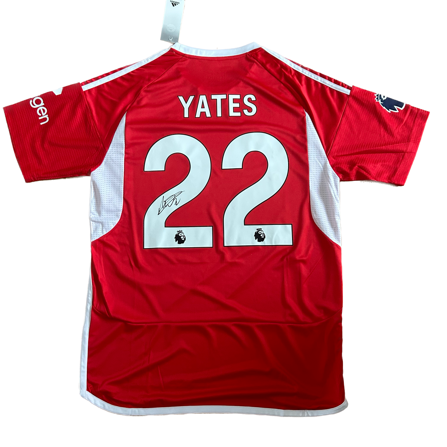 Signed Ryan Yates Nottingham Forest Home Shirt 2023/24