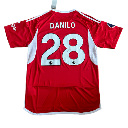 Signed Danilo Nottingham Forest Home Shirt 2023/24