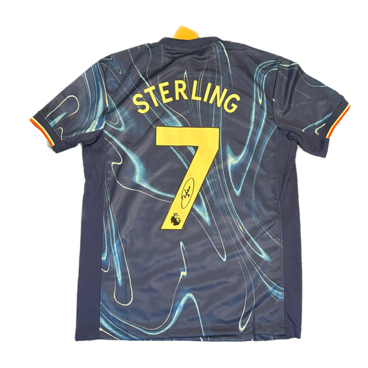 Signed Raheem Sterling Chelsea Home Shirt 2024/25