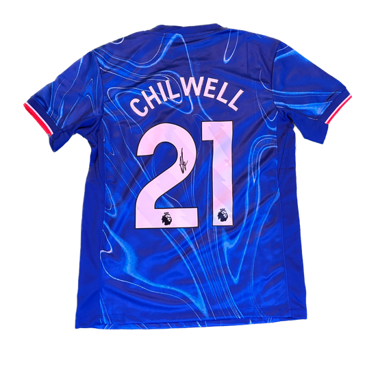 Signed Ben Chilwell Chelsea Home Shirt 2024/25