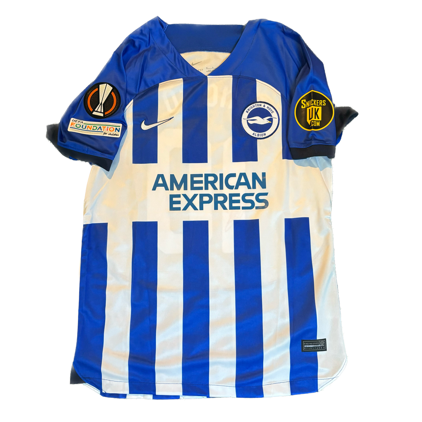 Signed Adingra Brighton & Hove Albion F.C. Home Shirt 2023/24