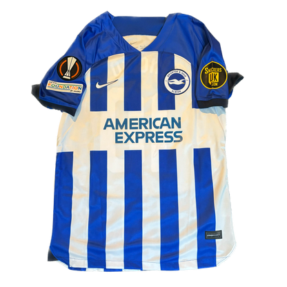 Signed Adingra Brighton & Hove Albion F.C. Home Shirt 2023/24