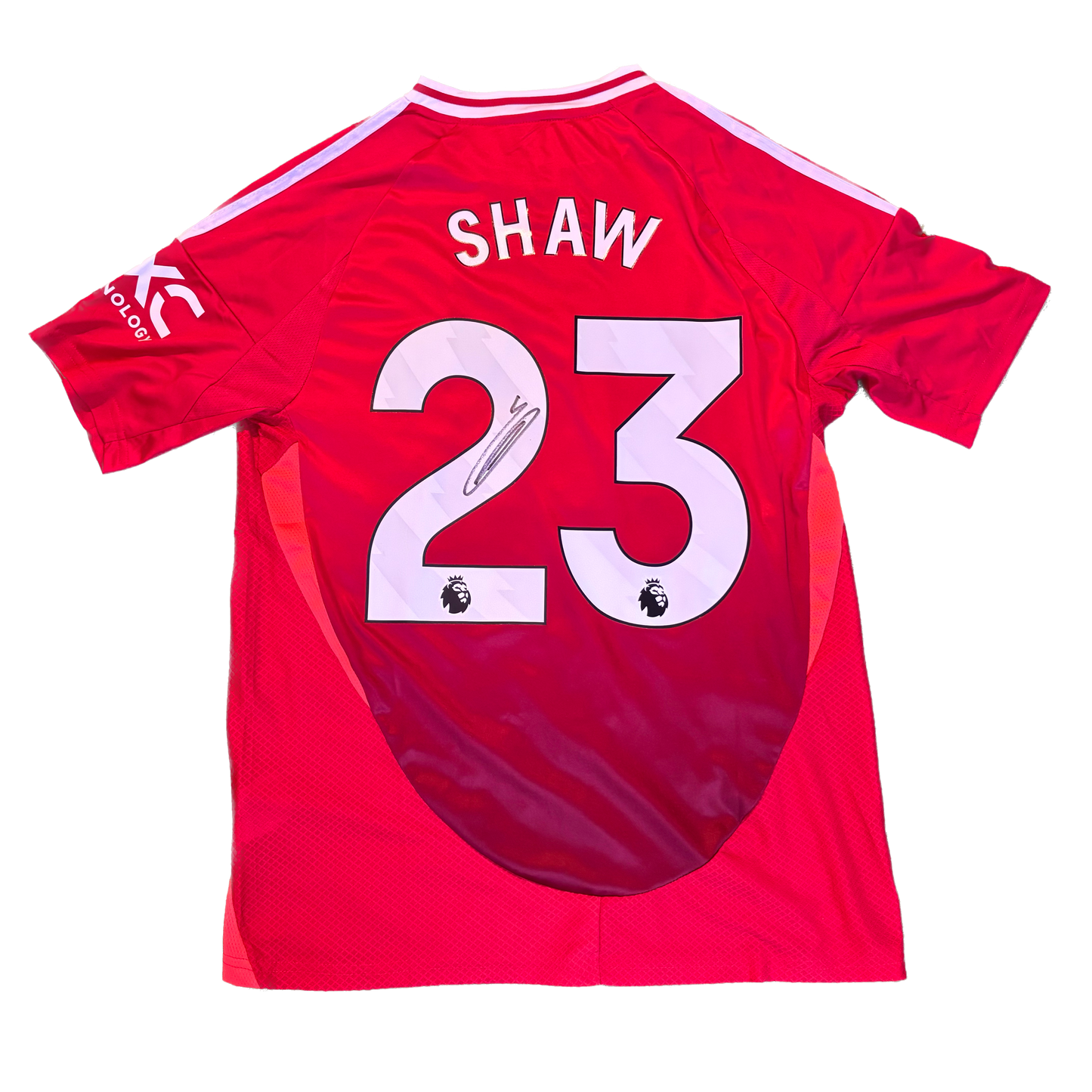 Signed Luke Shaw Manchester United Home Shirt 2024/25