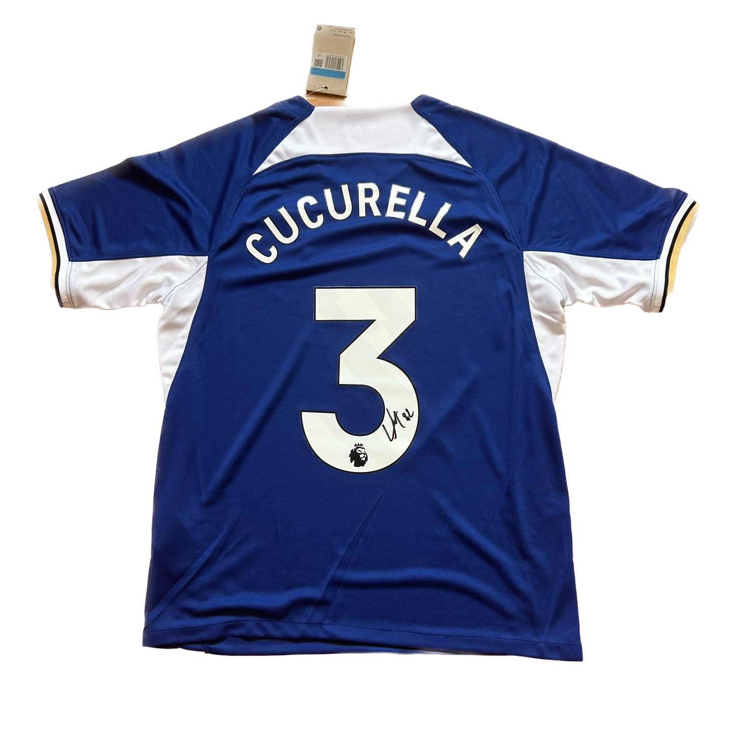 Signed Marc Cucurella Chelsea Home Shirt 2023/24
