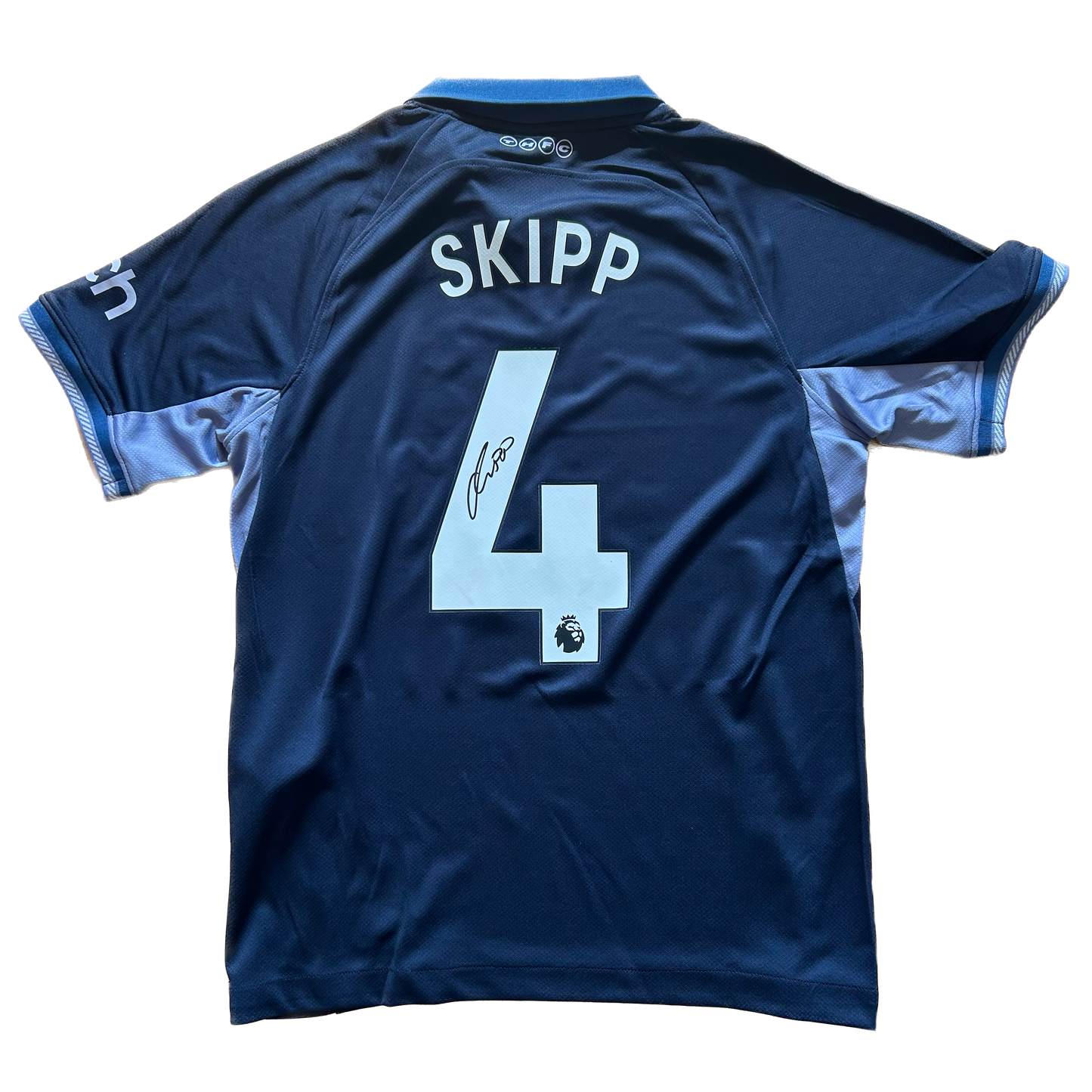 Signed Oliver Skipp Spurs Away Shirt 2023/24