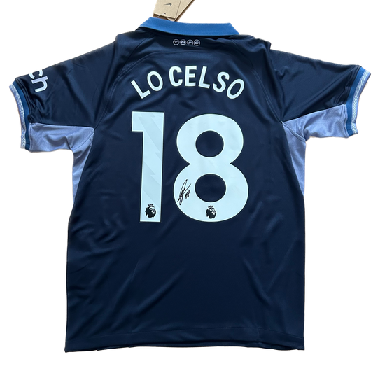 Signed Giovani Lo Celso Spurs Away Shirt 2023/24