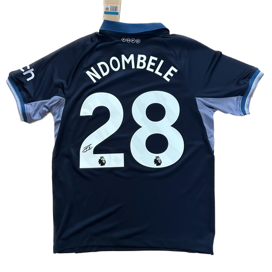 Signed Tanguy Ndombele Spurs Away Shirt 2023/24