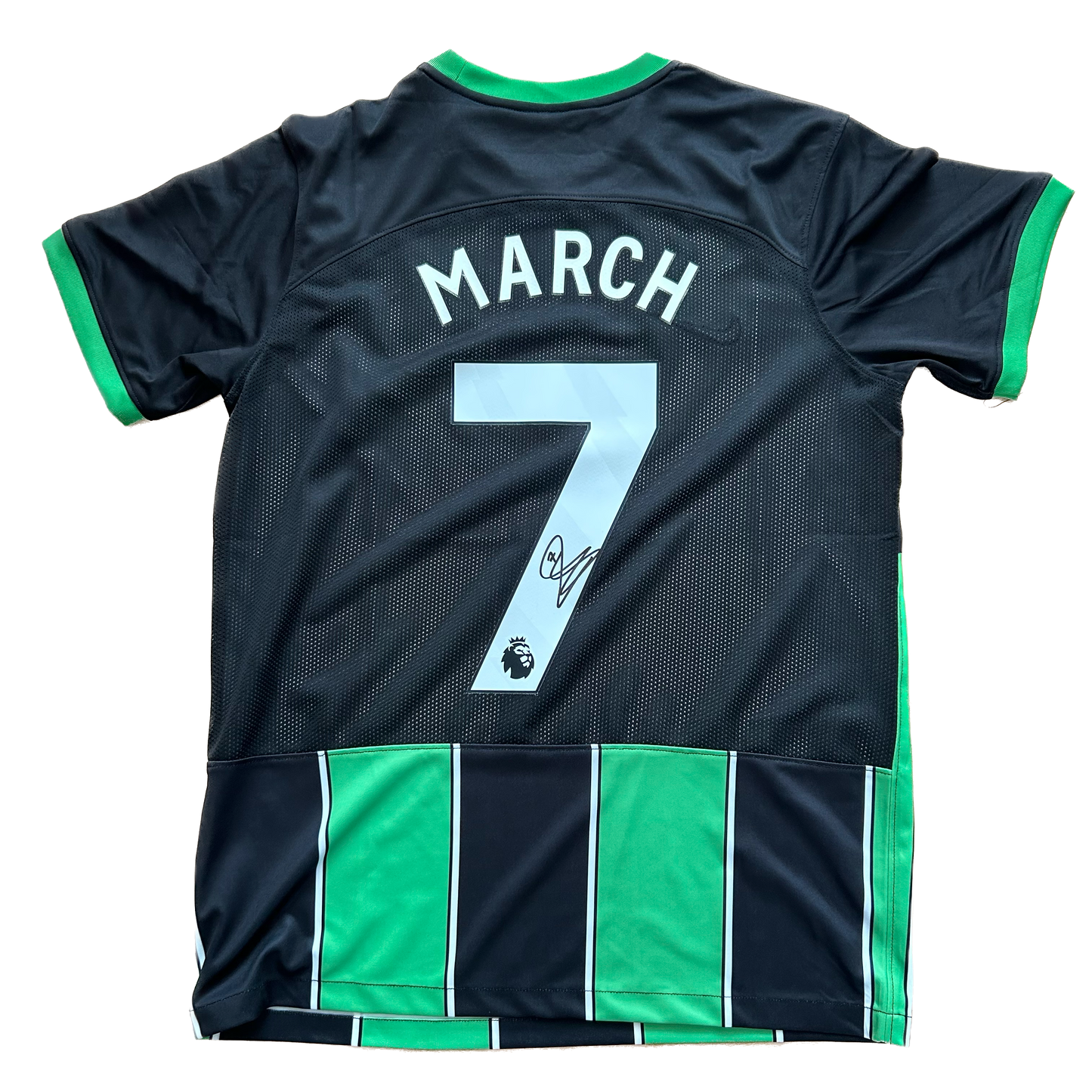 Signed Solly March Brighton & Hove Albion F.C. Away Shirt 2023/24