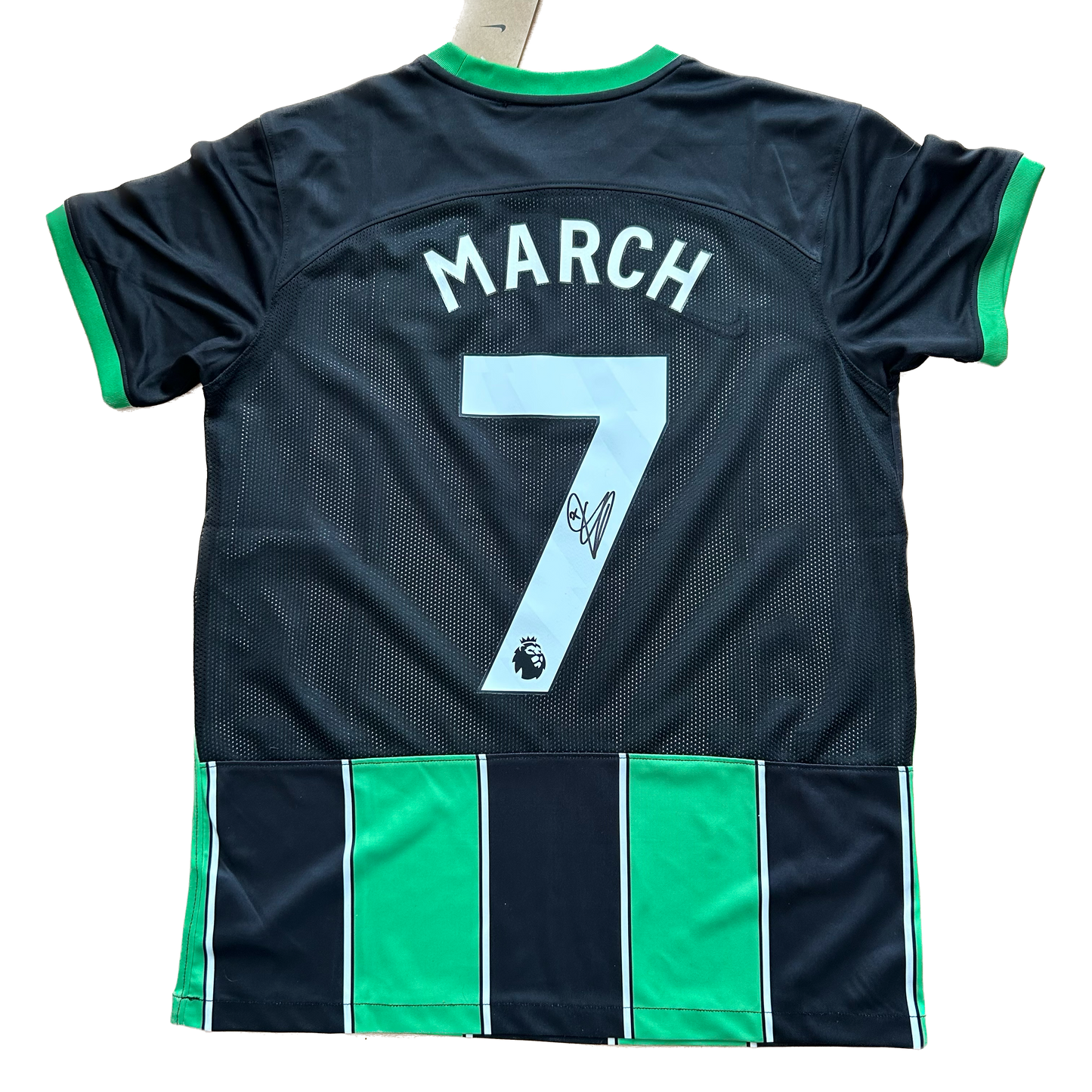 Signed Solly March Brighton & Hove Albion F.C. Away Shirt 2023/24