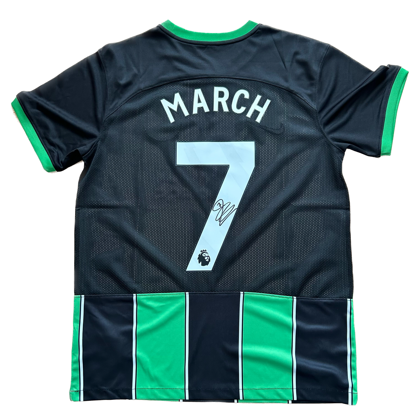 Signed Solly March Brighton & Hove Albion F.C. Away Shirt 2023/24