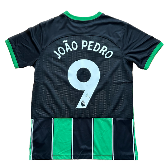 Signed João Pedro Brighton & Hove Albion F.C. Away Shirt 2023/24