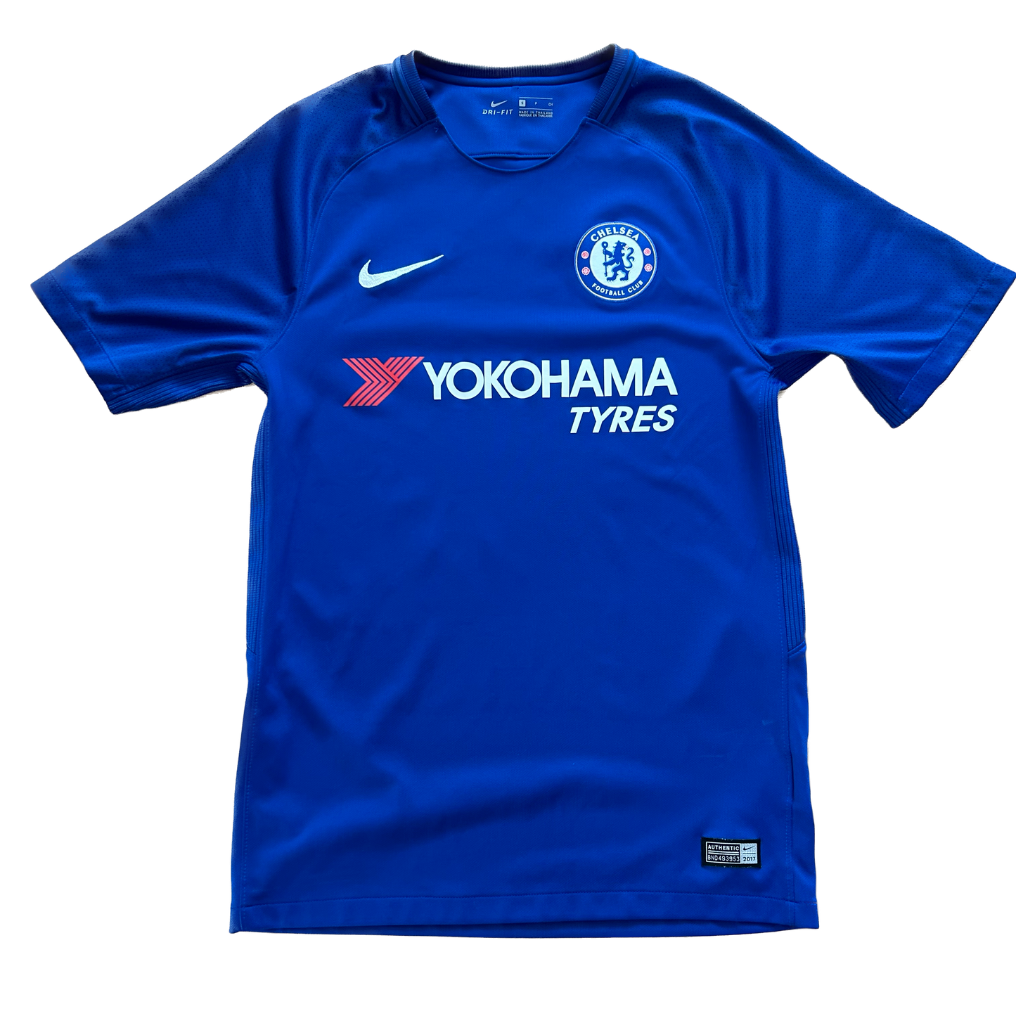 Signed Eden Hazard Chelsea Home Shirt 2017/18 (Authentic Shirt)