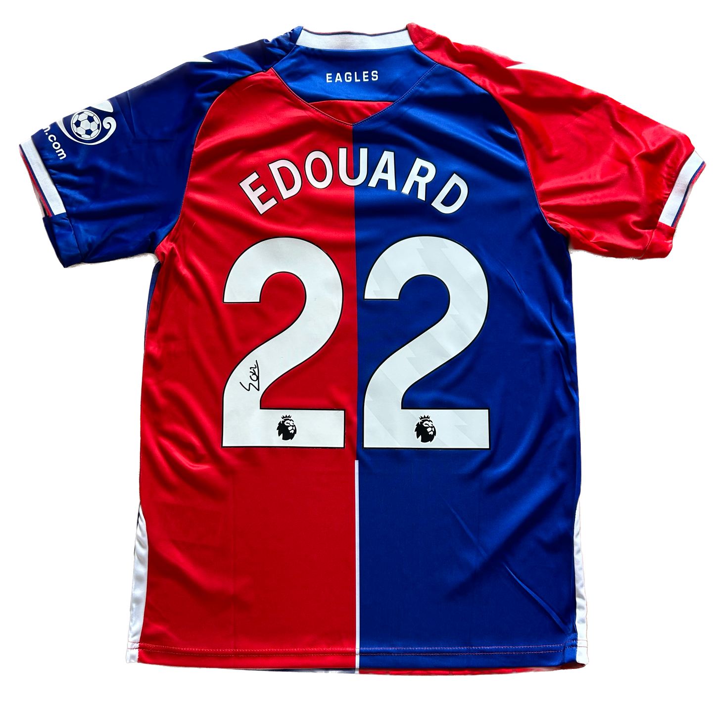 Signed Odsonne Edouard Crystal Palace Home Shirt 2023/24