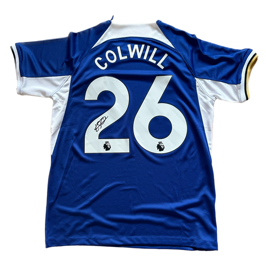 Signed Levi Colwill Chelsea Home Shirt 2023/24