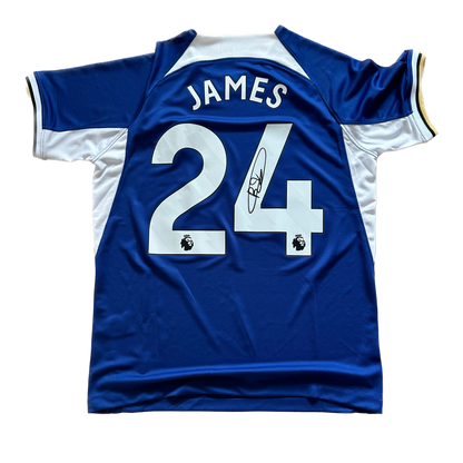 Signed Reece James Chelsea Home Shirt 2023/24