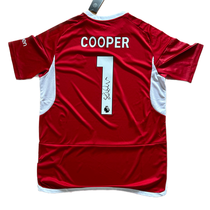 Signed Stevie Cooper Nottingham Forest Home Shirt 2023/24