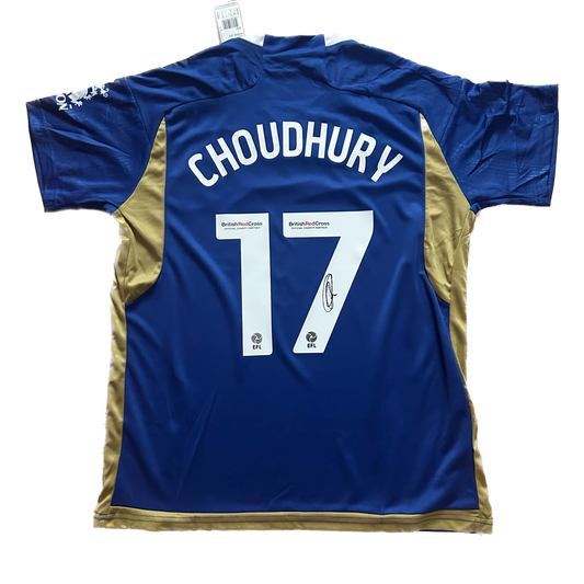 Signed Hamza Choudhury Leicester City Home Shirt 2023/24