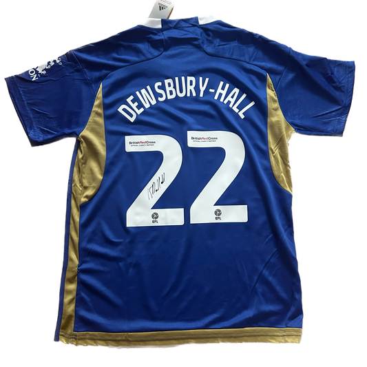 Signed Kieran Dewsbury-Hall Leicester City Home Shirt 2023/24