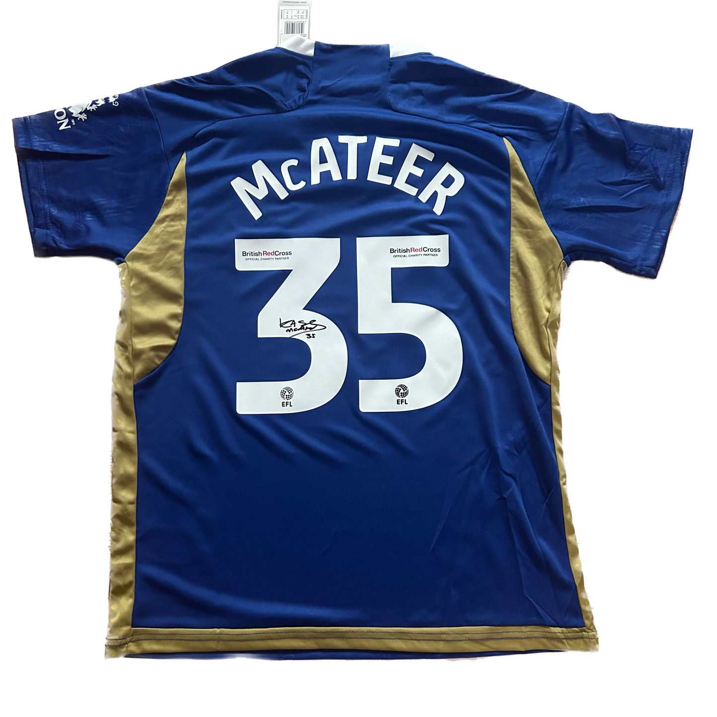 Signed Kasey McAteer Leicester City Home Shirt 2023/24