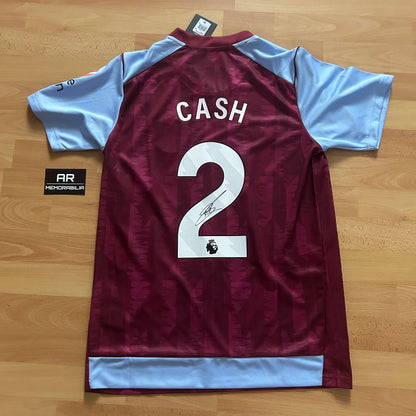 Signed Matty Cash, Jacob Ramsey and John McGinn Aston Villa Home Shirt 2023/24 Bundle