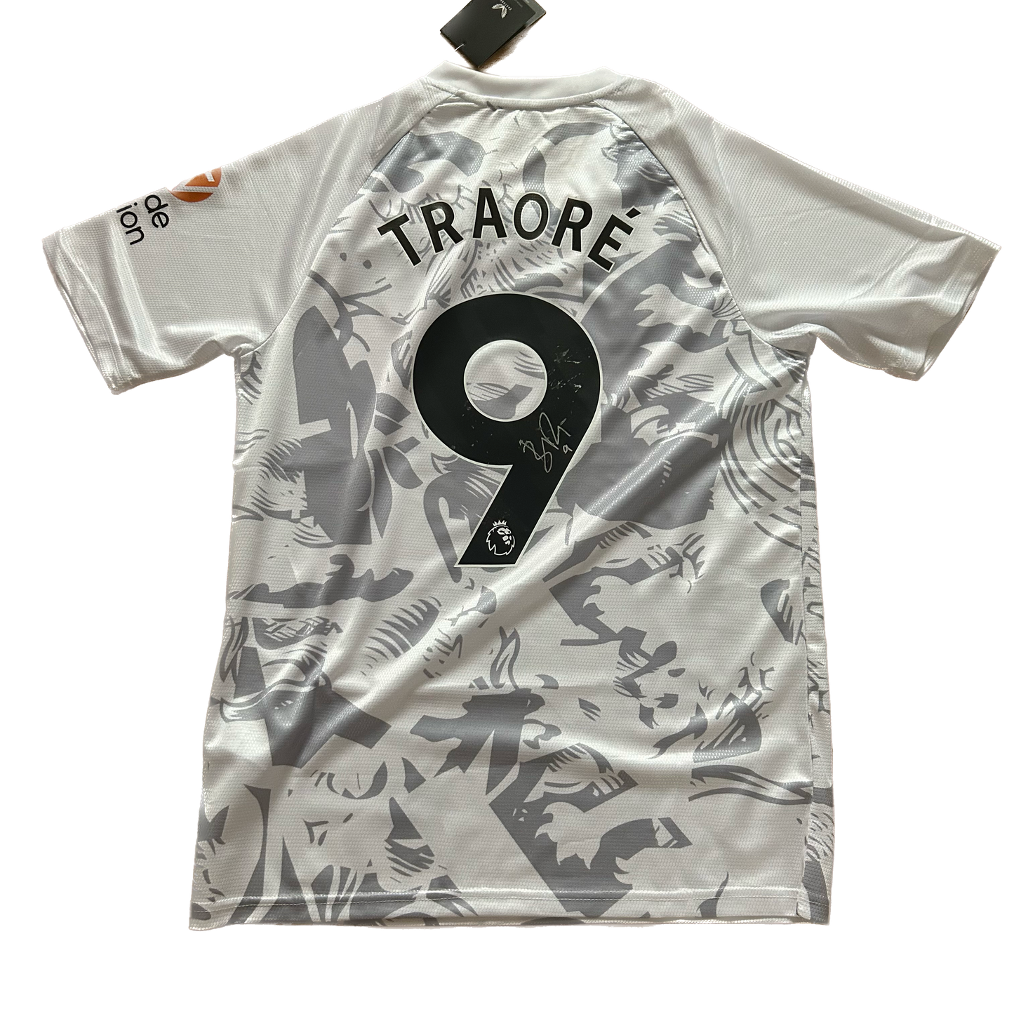 Signed Bertrand Traoré Aston Villa Away Shirt 2023/24