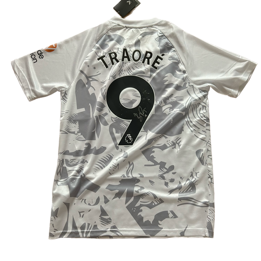 Signed Bertrand Traoré Aston Villa Away Shirt 2023/24