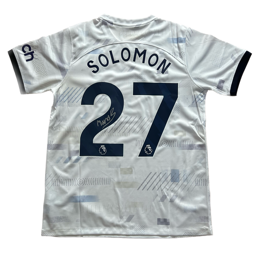 Signed Manor Solomon Spurs Home Shirt 2023/24