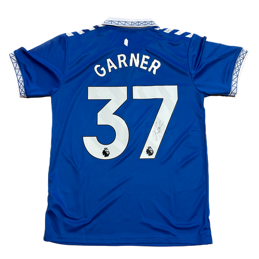 Signed James Garner Everton Home Shirt 2023/24