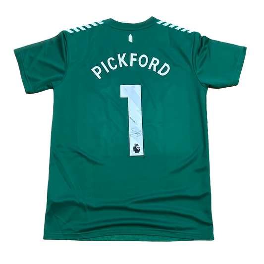 Signed Jordan Pickford Everton Home Shirt 2023/24