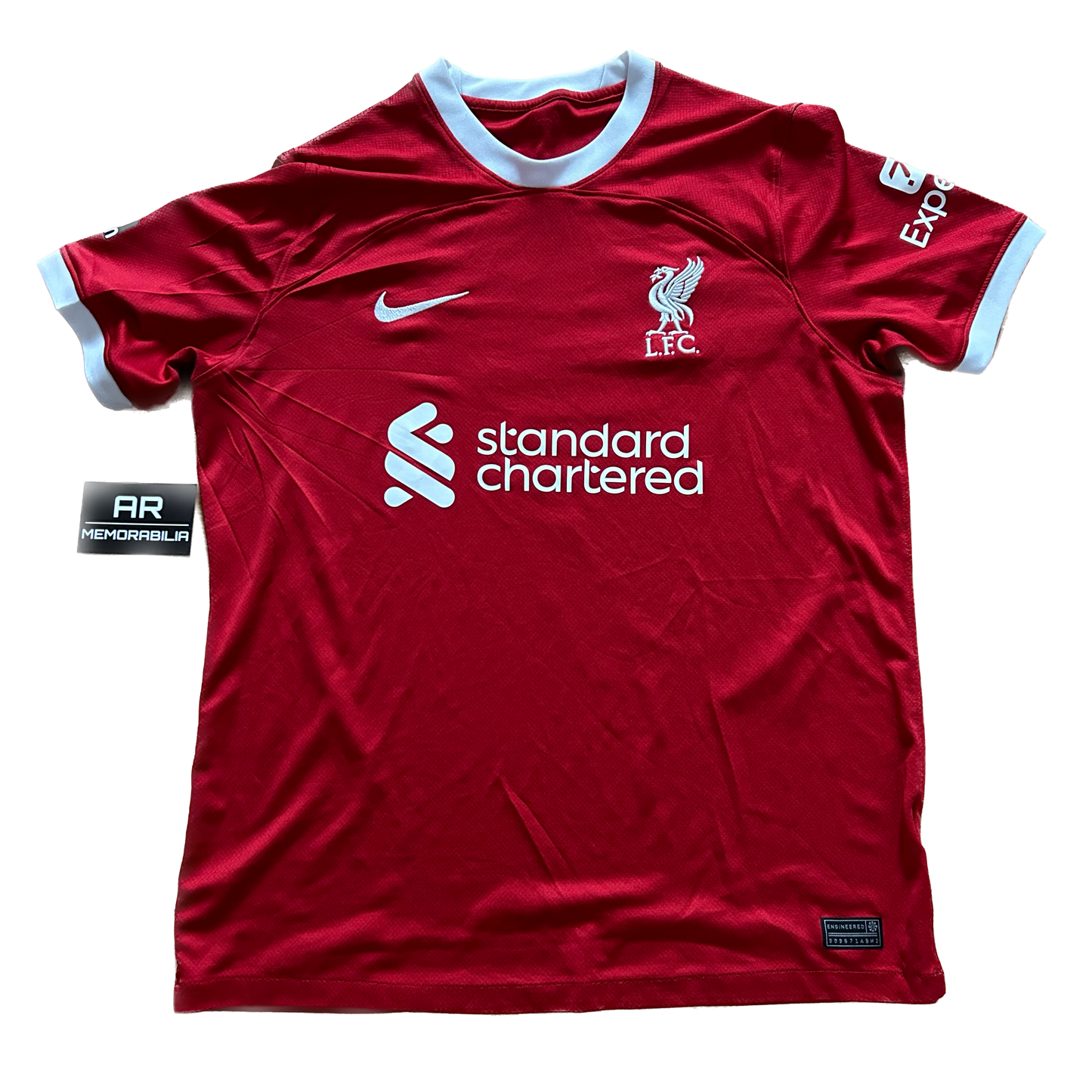 Signed Diogo Jota Liverpool Home Shirt 2023/24