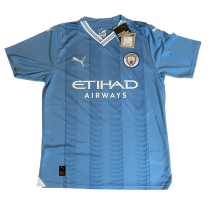 Signed Nathan Aké Manchester City Home Shirt 2023/24 (damaged corner)