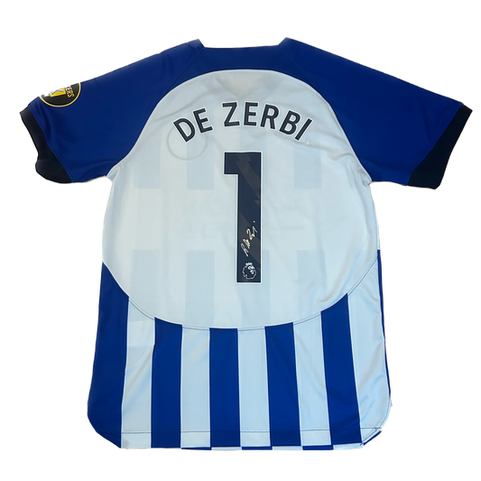 Signed Robert De Zerbi Brighton Home Shirt 2023/24