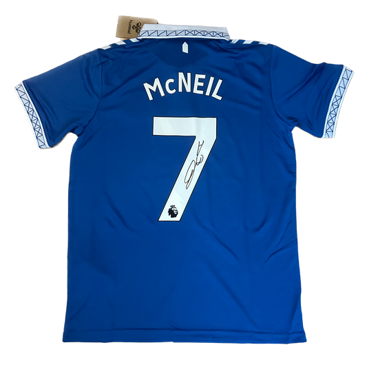 Signed Dwight McNeil Everton Home Shirt 2023/24